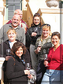 The personal chefs toured the sprawling vineyards of Hendry Wineries, learning from owner George Hendry about how the vines are planted, varieties of grapes, life cycles, harvesting, testing, bottling and shipping