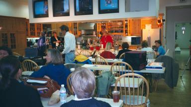 The teaching kitchen at Great News